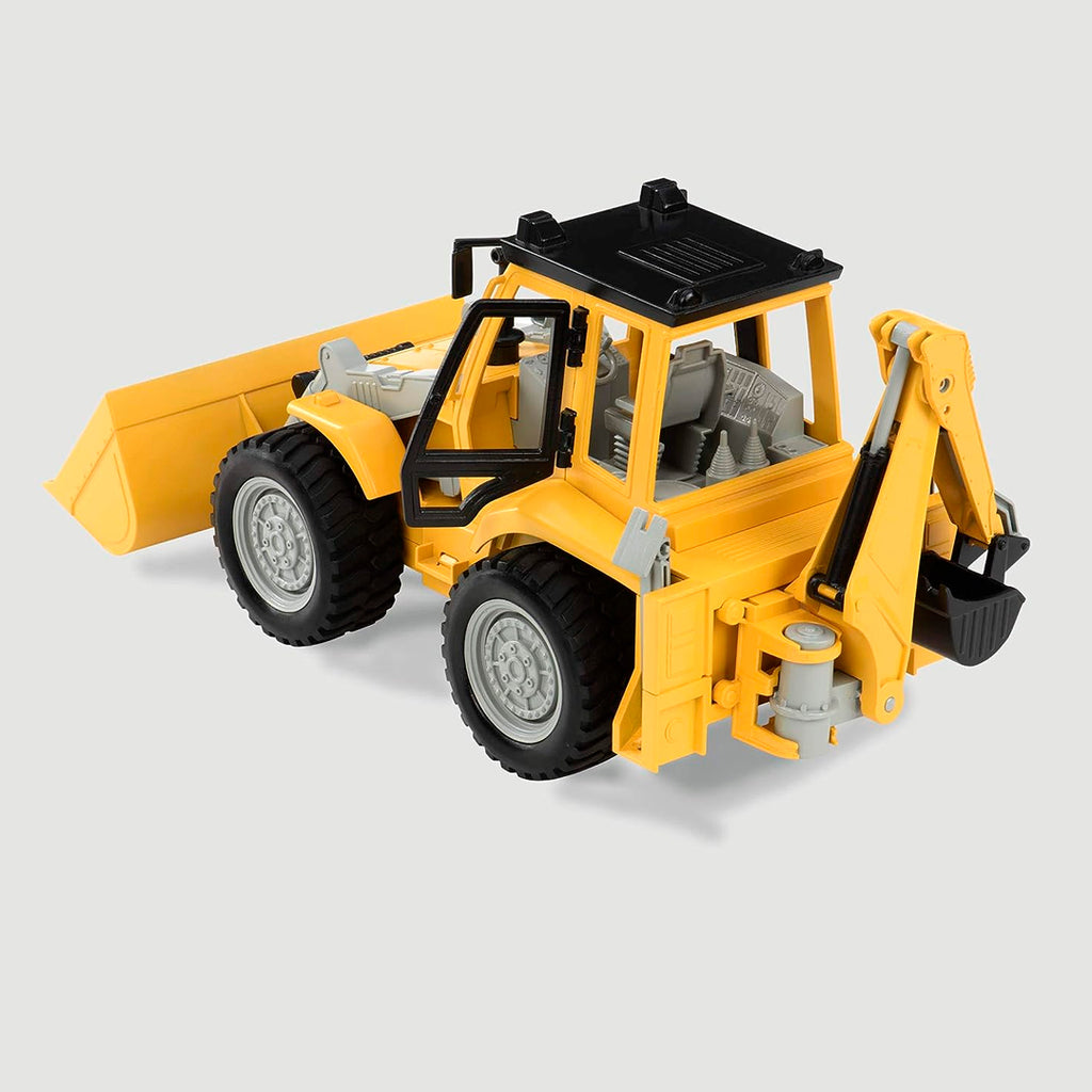 Tractor excavadora de juguete - mediano - WH1005Z BACKHOE LOADER DRIVEN BY BATTAT