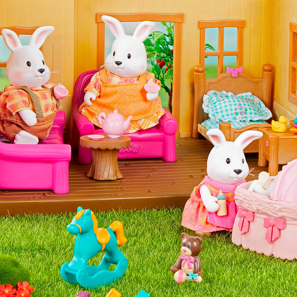 familia de conejo - LI'L WOODZEEZ rabbit family - 6006Z