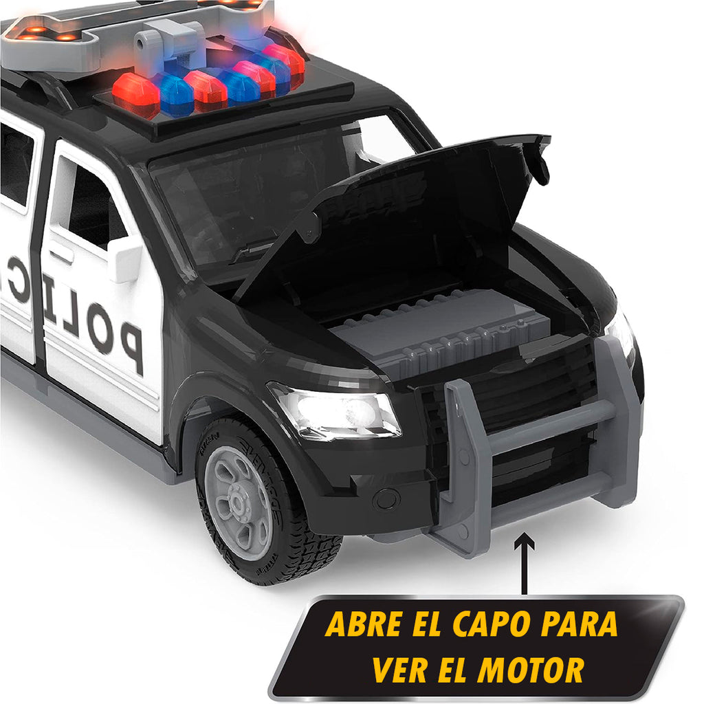 Auto policia pequeño - wh1209Z micro police suv driven by battat