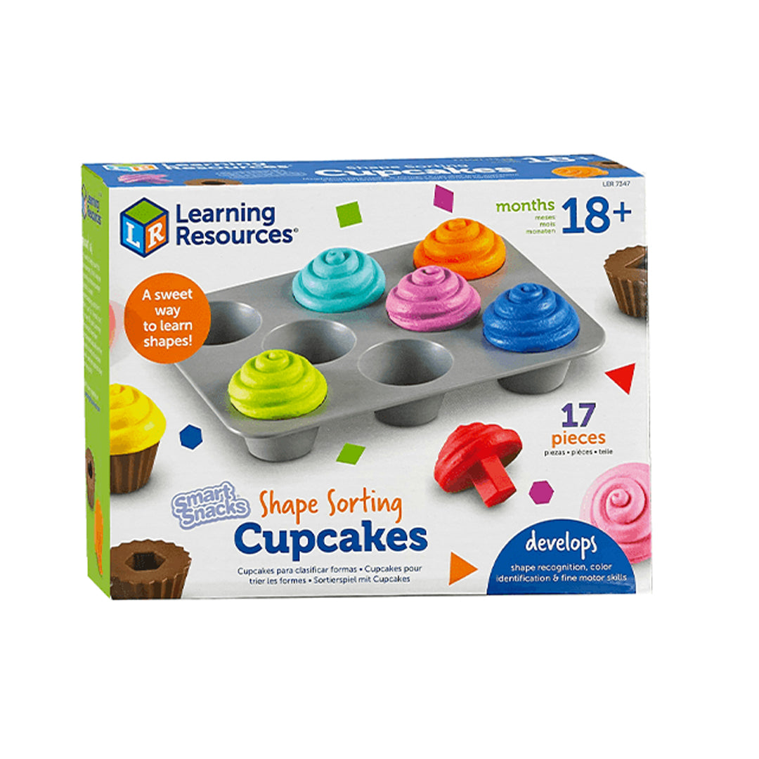 Learning resources smart snacks shape sorting shop cupcakes