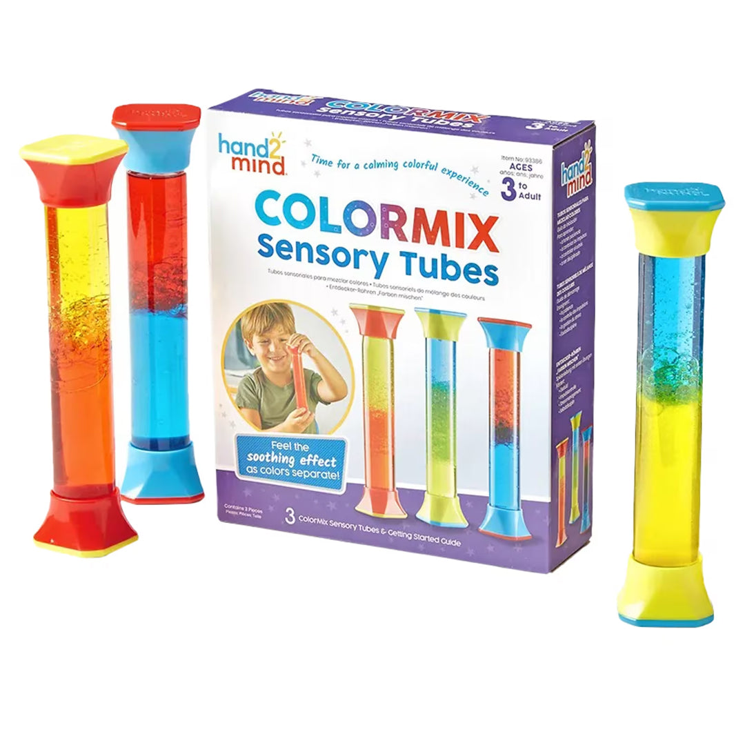 Tubos sensoriales Colormix, juego de 3