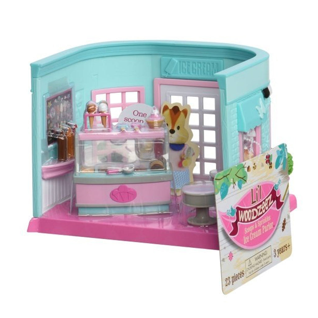 tienda de helados de juguete -WZ6818SZ WOODZEEZ ICE CREAM SHOP